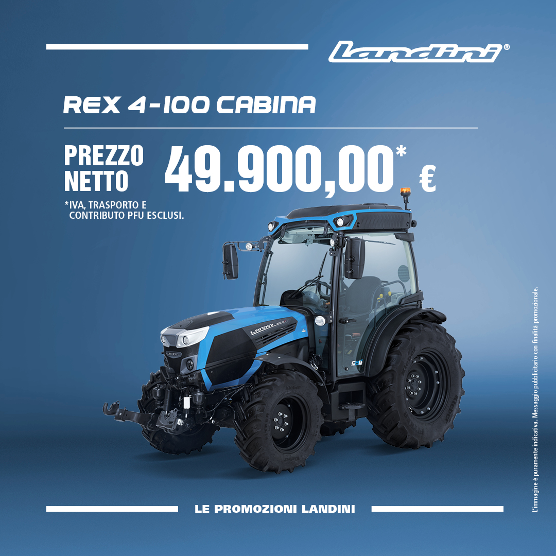 Promozione Rex 4-100 Cabinato a € 49.900 con finanziamento a tasso 0%